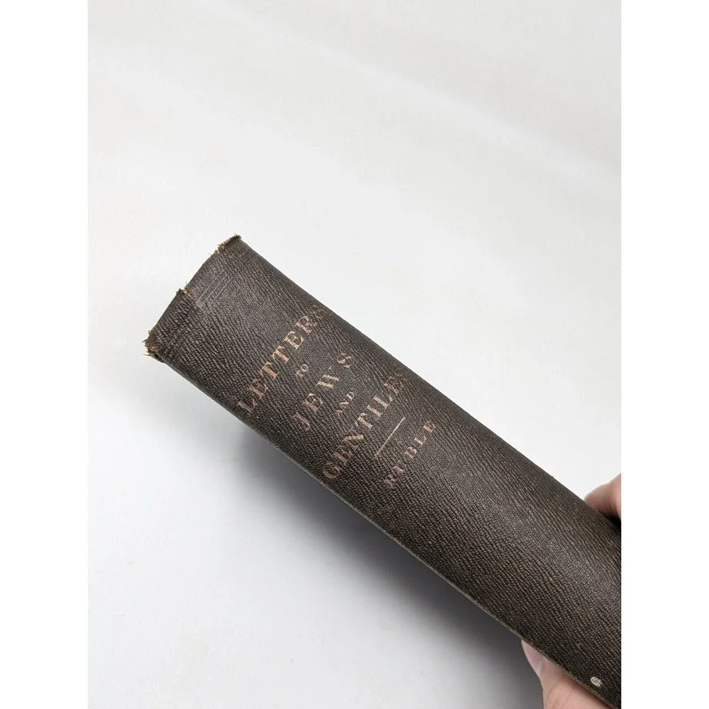 Letters To The Children‎ Of Abraham Jews By William Ruble 1896 Antique Book VTG